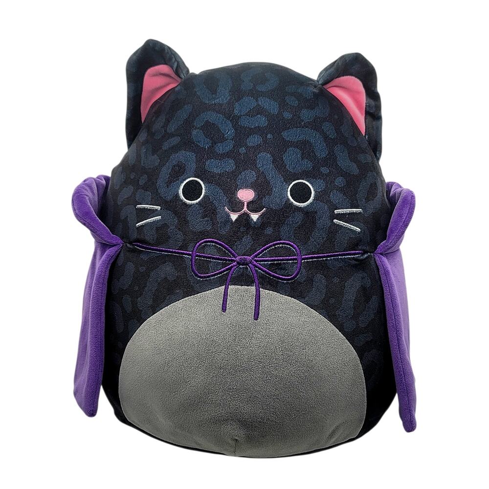 Squishmallows Large Xiomara Black Panther Halloween Vampire Plush 16" CL